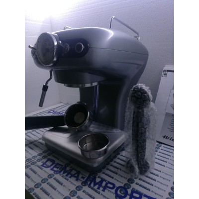 Macchina da caffe' espresso ARIETE 1389 A macinato e cialda retro' vintage silver