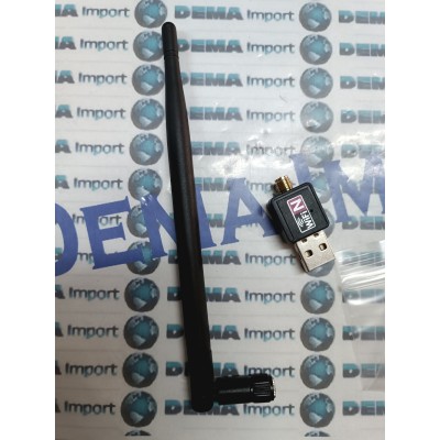 ADATTATORE USB PC WIFI MBPS ANTENNA CHIAVETTA WIRELESS WI FI CD 2,4 Ghz