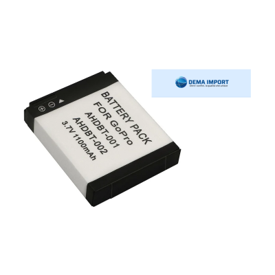 Originale AHDBT-001 AHDBT-002 AHDBT 001 AHDBT 002 Batteria per fotocamera per GoPro Hero