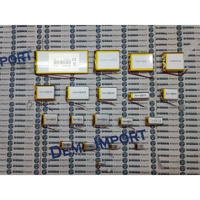BATTERIE al polimeri di litio a celle 3,7 volt 1200 mAh 503759 dispositivi elettrici basso drenaggio