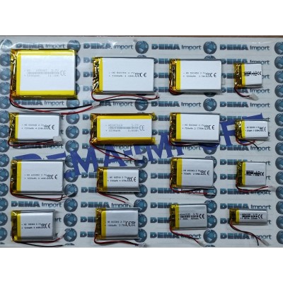 BATTERIE al polimeri di litio a celle 3,7 volt1200 mAh 103040  basso drenaggio CUFFIE,ACUSTICA