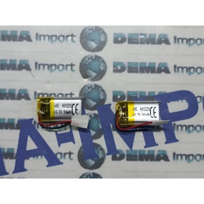 BATTERIE al polimeri di litio a celle 3,7 volt 90mAh 401220 dispositivi elettrici basso drenaggio 2 PEZZI