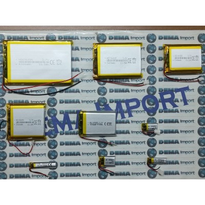 BATTERIE al polimeri di litio a celle 3,7 volt 90mAh 401220 dispositivi elettrici basso drenaggio 2 PEZZI