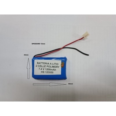 batteria-a-litio-ricaricabile-74v-doppia-cella-1200mah-lampade-gps