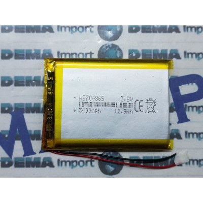 BATTERIE al polimeri di litio a celle 3,8 volt 3400 mAh 704865 dispositivi elettrici basso drenaggio