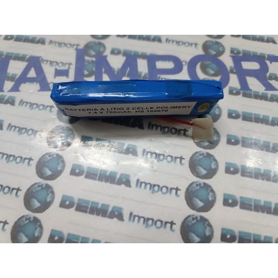 Batteria a litio ricaricabile 7.4V DOPPIA CELLA 700mAh lampade gps cuffie