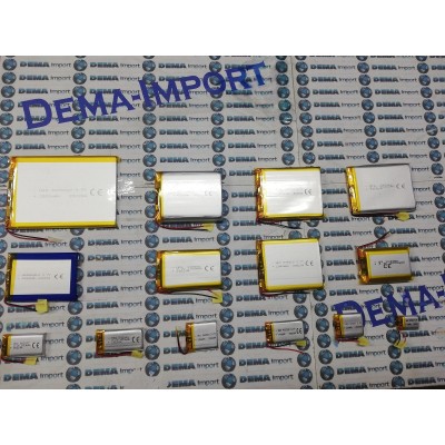 BATTERIE al polimeri di litio a celle 3,7 volt 300 mAh 442528 dispositivi elettrici basso drenaggio