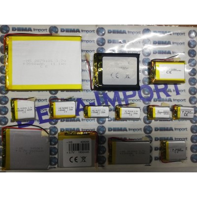 BATTERIE al polimeri di litio a celle 3,7 volt 1600 mAh 345863 dispositivi elettrici basso drenaggio